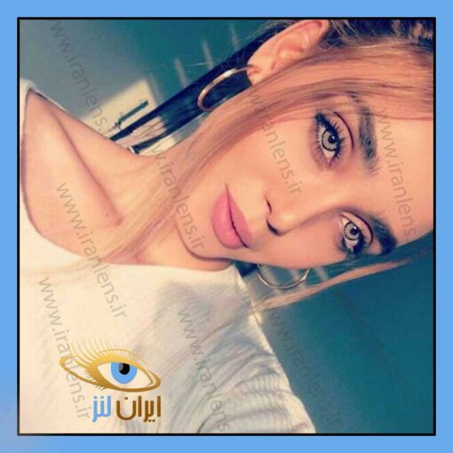 تصویر رنگ لنز لنا هیزل