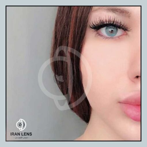 لنز رنگی آبی سبز برند فشتون