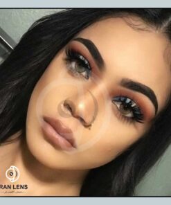 لنز رنگی عسلی قهوه ای