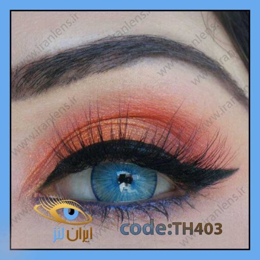 لنز رنگی آبی هند مید بلو سالانه