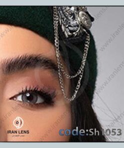 لنز رنگی میستی گری طوسی دوردار برند شیخ