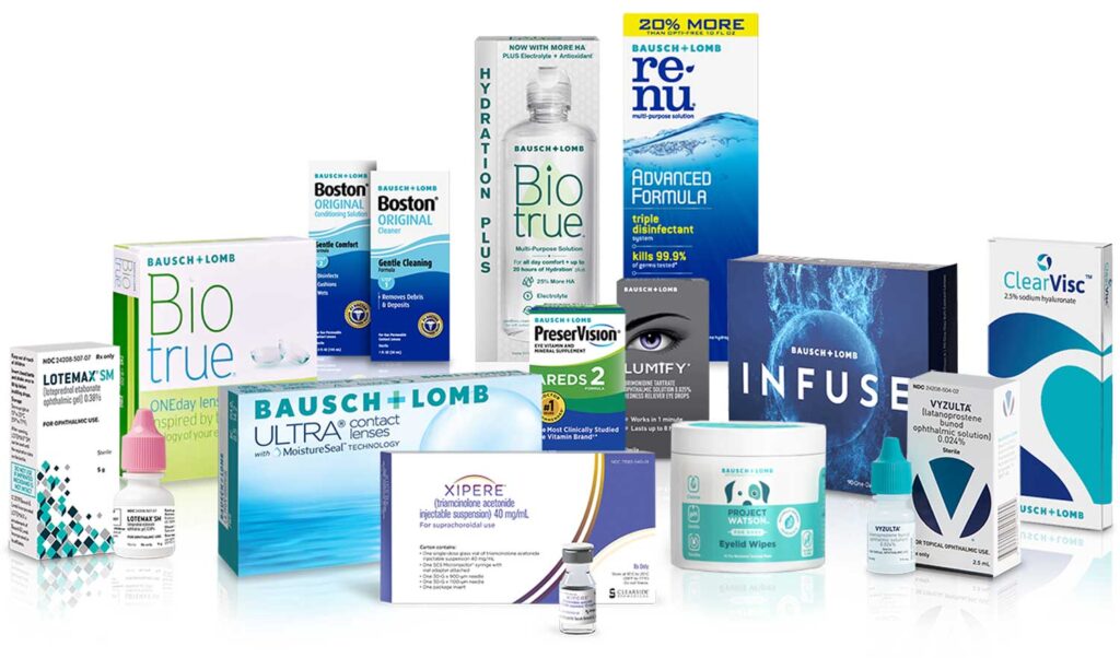 لنز طبی بوش اند لومب Bausch and Lomb