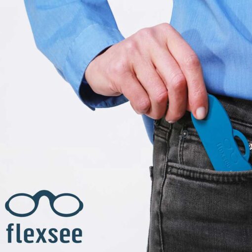 عینک مطالعه بدون دسته فلکسی flexsee مدل Light