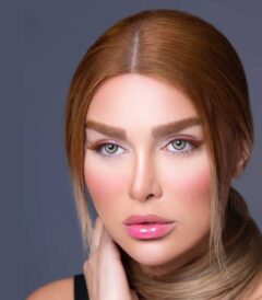 لنز رنگی سلنا آنیسا عسلی خاکی دوردار
